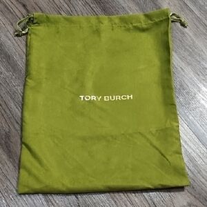 Tory Burch Green Drawstring Bag